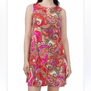 MSK Women's Paisley Mini Dress - Multicolor